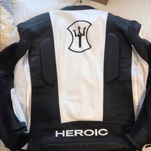 Men’s HEROIC motorcycle jacket padding/adjustable